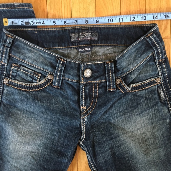 Silver Jeans McKenzie slim straight leg sz 28/34 NWOT - Picture 3 of 7